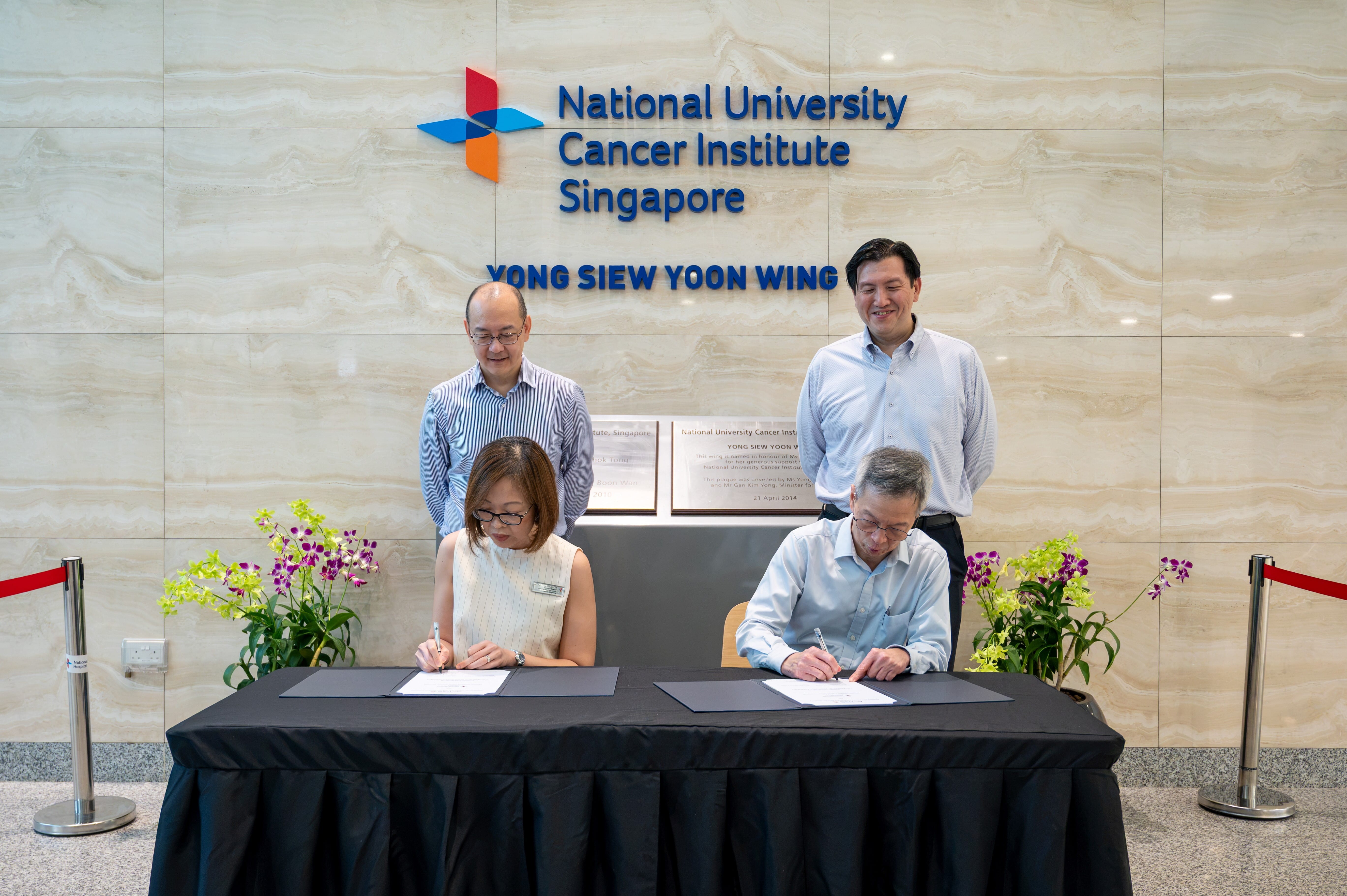 ACTRIS and NCIS representatives signing the MOU in presence of the witnesses.